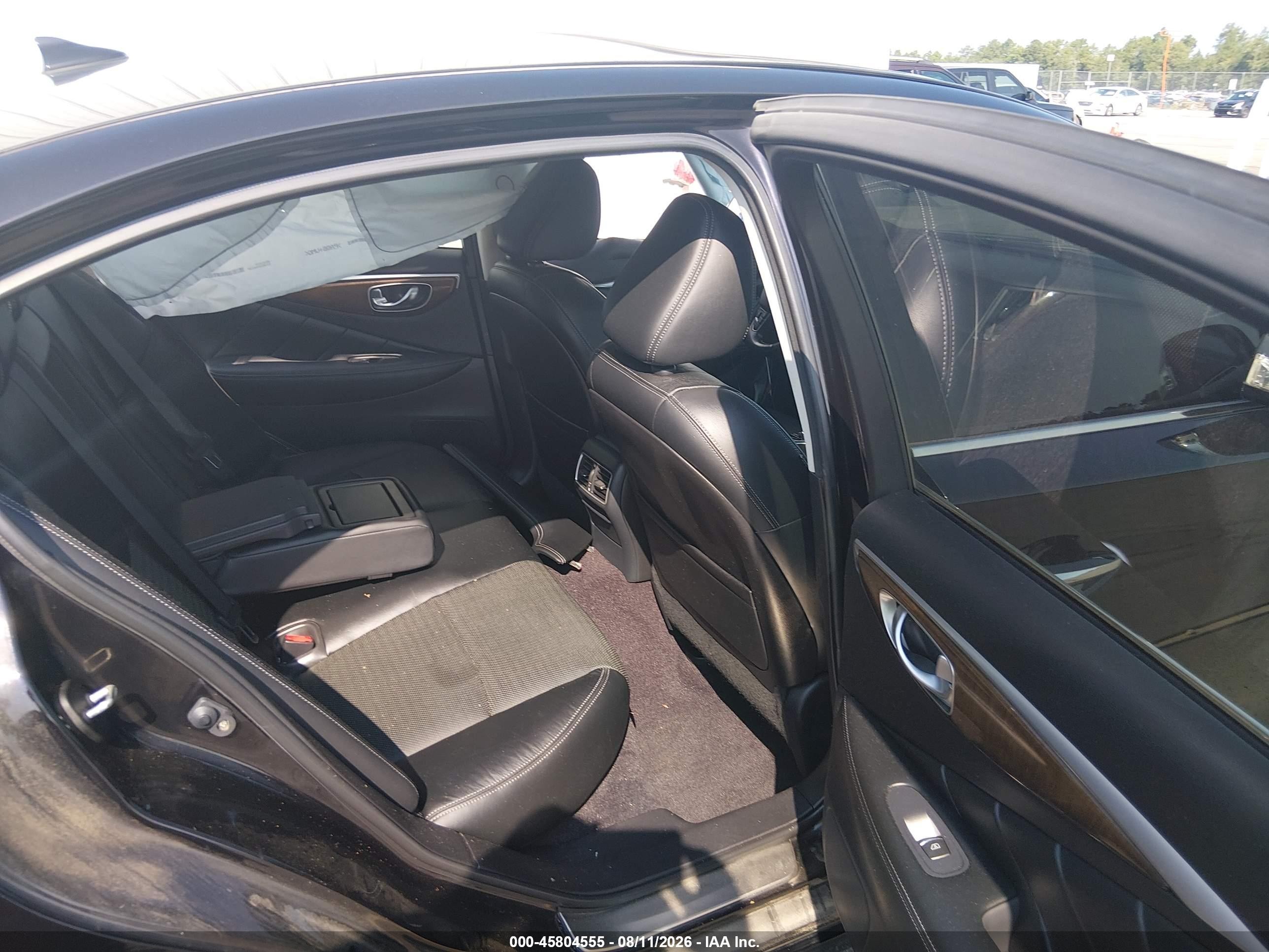 2014 Infiniti Q50 Sport Black vin: JN1BV7ARXEM684641