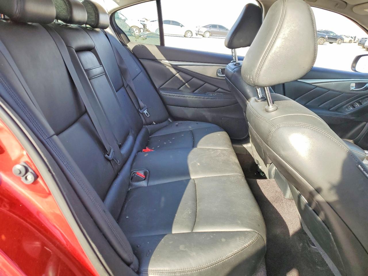 2014 Infiniti Q50 Base Maroon vin: JN1BV7ARXEM704998