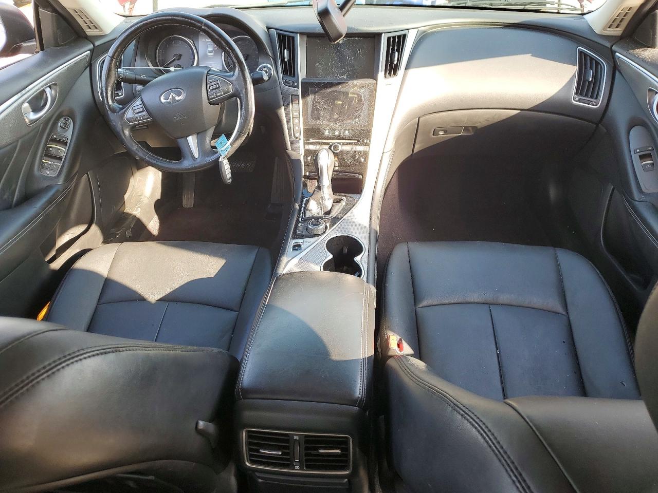 2014 Infiniti Q50 Base Maroon vin: JN1BV7ARXEM704998
