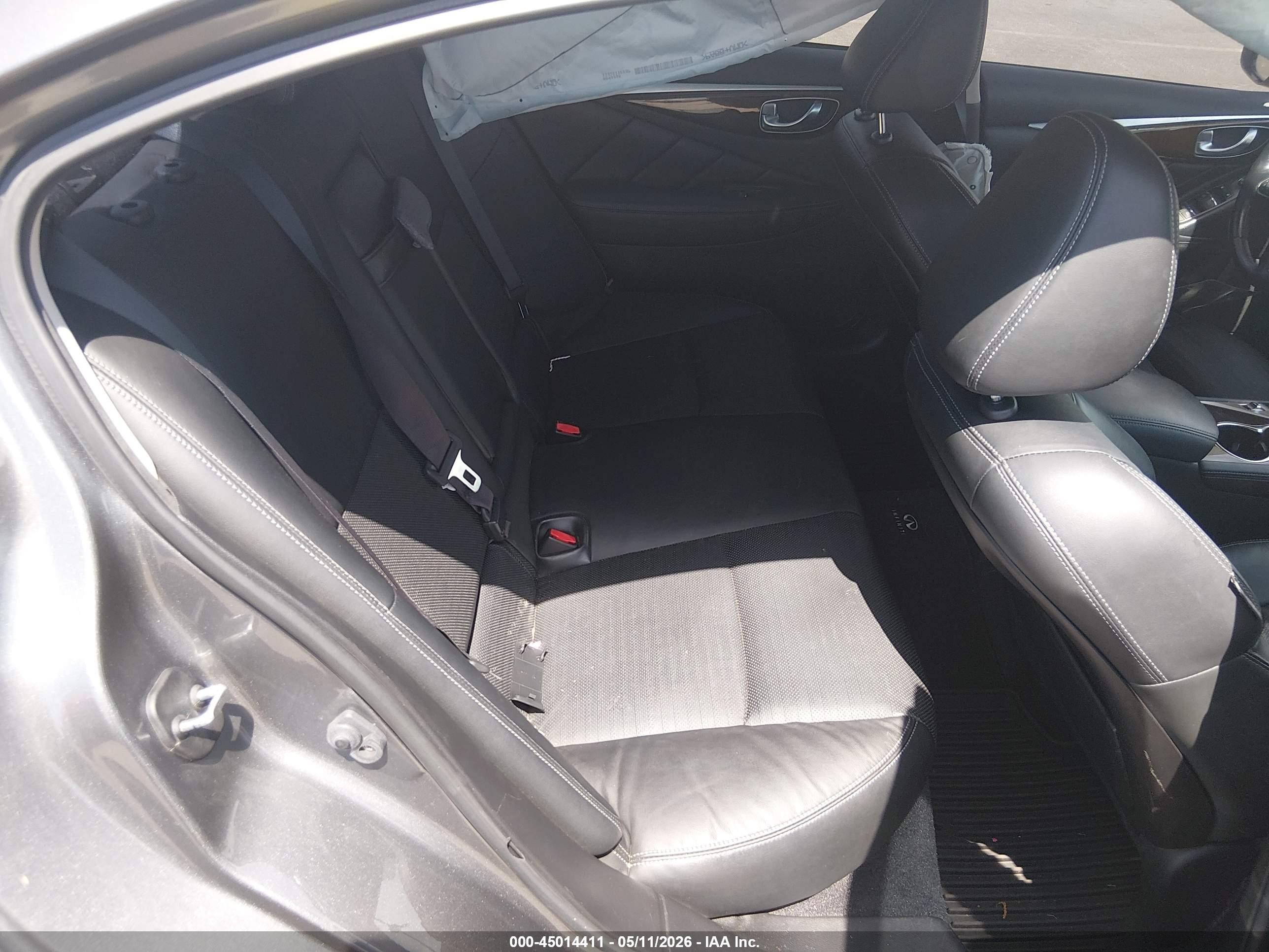 2014 Infiniti Q50 Sport Gray vin: JN1BV7ARXEM705939