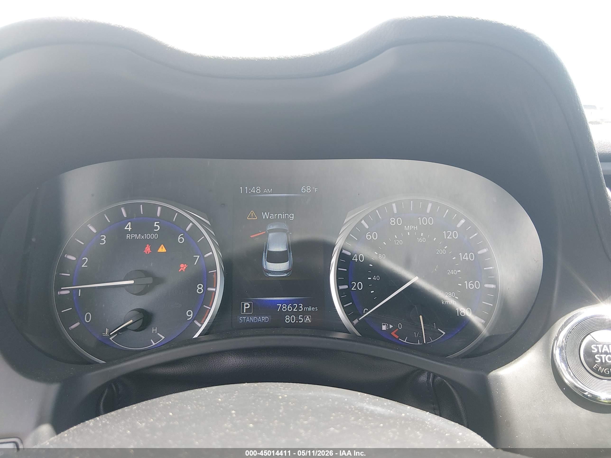 2014 Infiniti Q50 Sport Gray vin: JN1BV7ARXEM705939