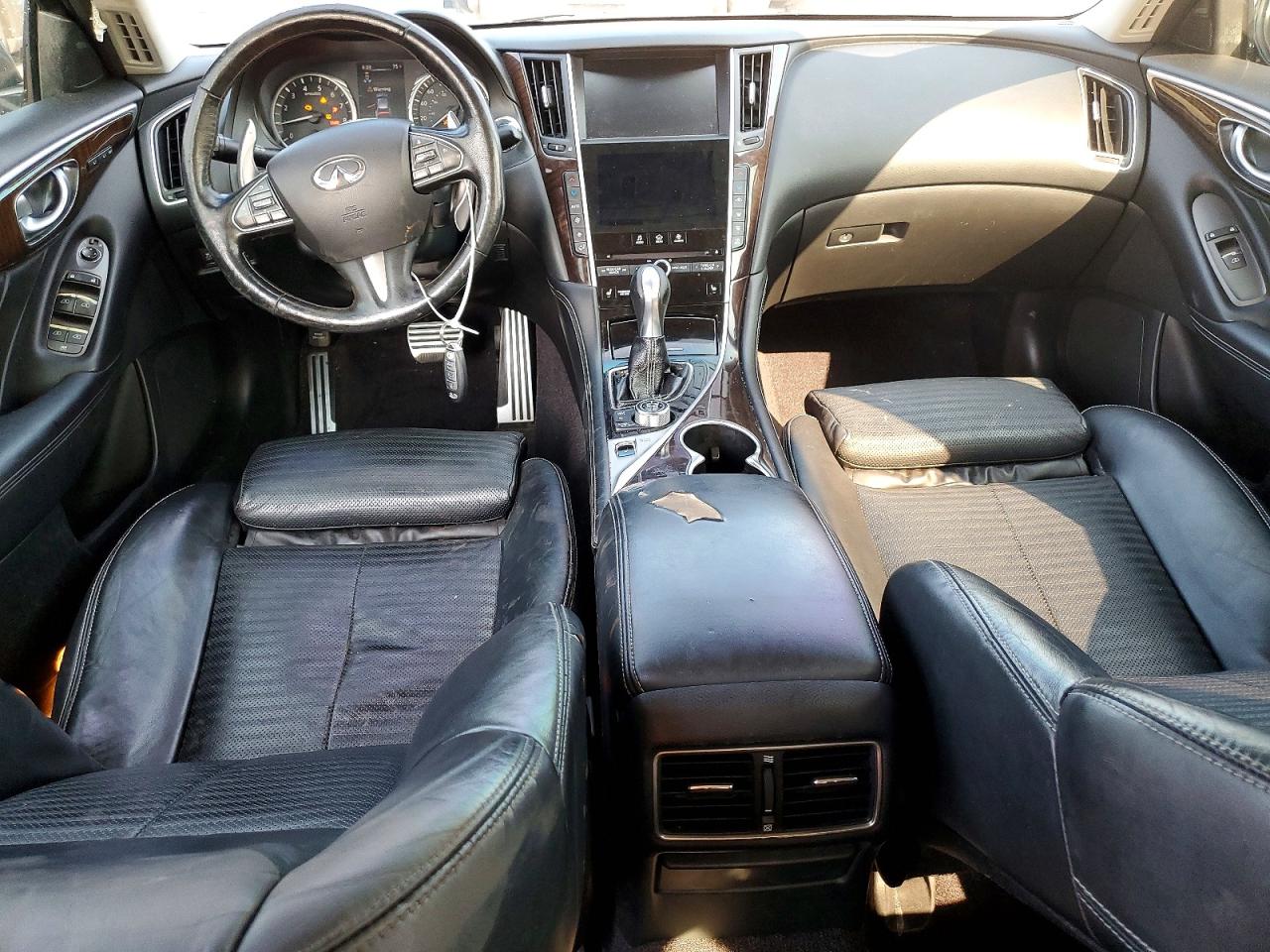 2015 Infiniti Q50 Sport Gray vin: JN1BV7ARXFM392912