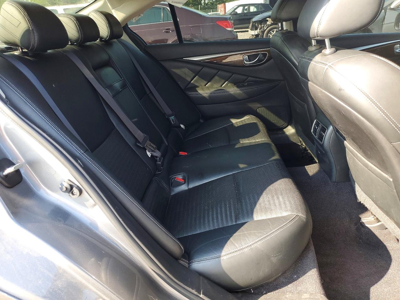 2015 Infiniti Q50 Sport Gray vin: JN1BV7ARXFM392912