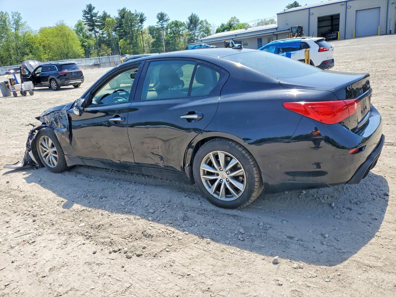 2015 Infiniti Q50 Premium Черный vin: JN1BV7ARXFM412432