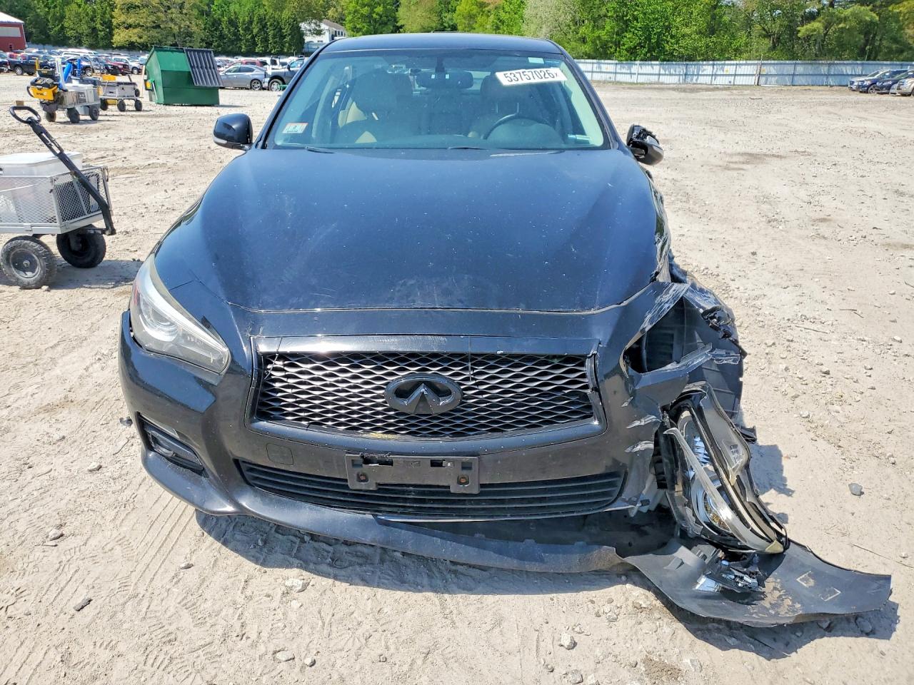 2015 Infiniti Q50 Premium Черный vin: JN1BV7ARXFM412432