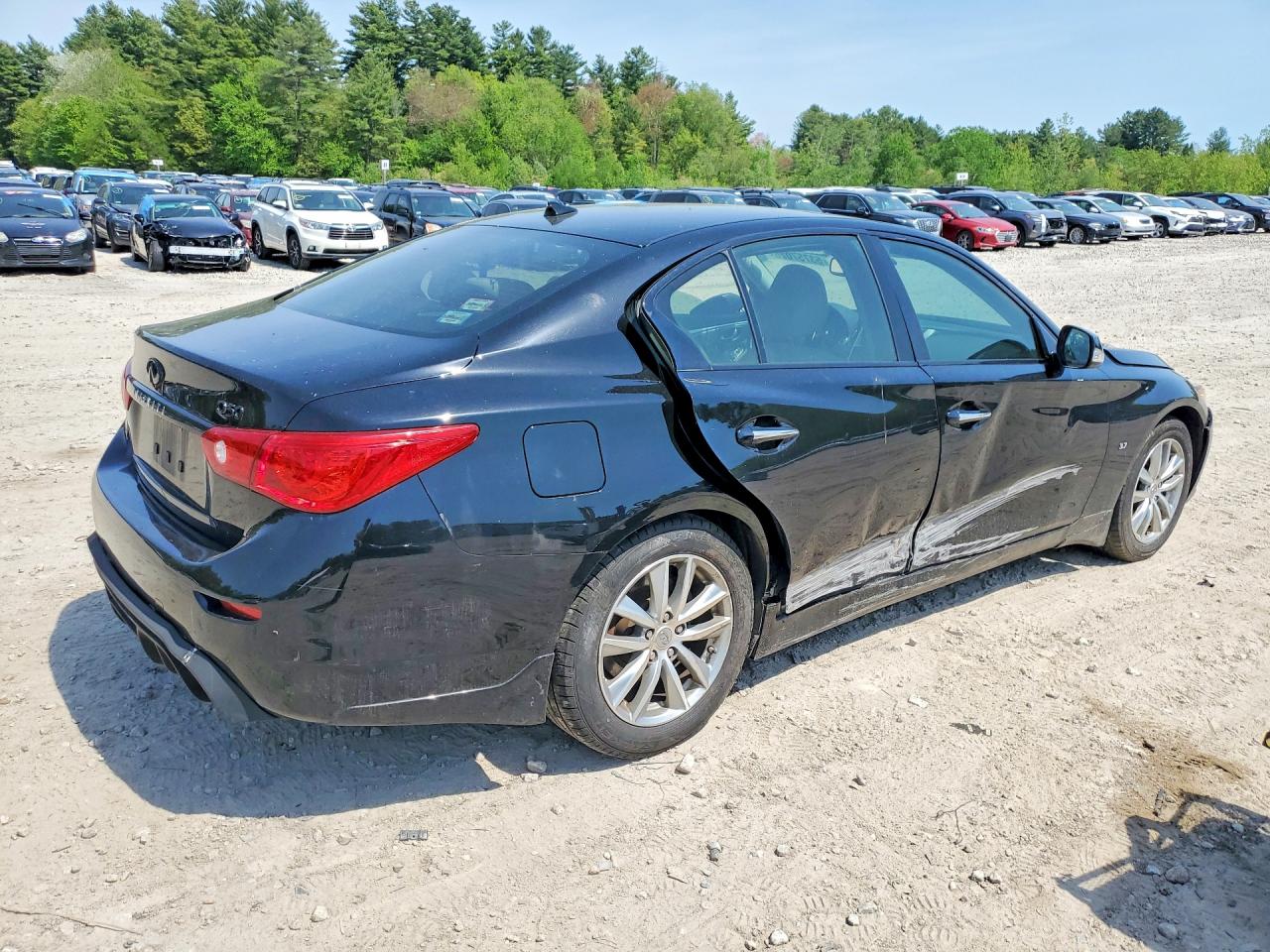 2015 Infiniti Q50 Premium Черный vin: JN1BV7ARXFM412432