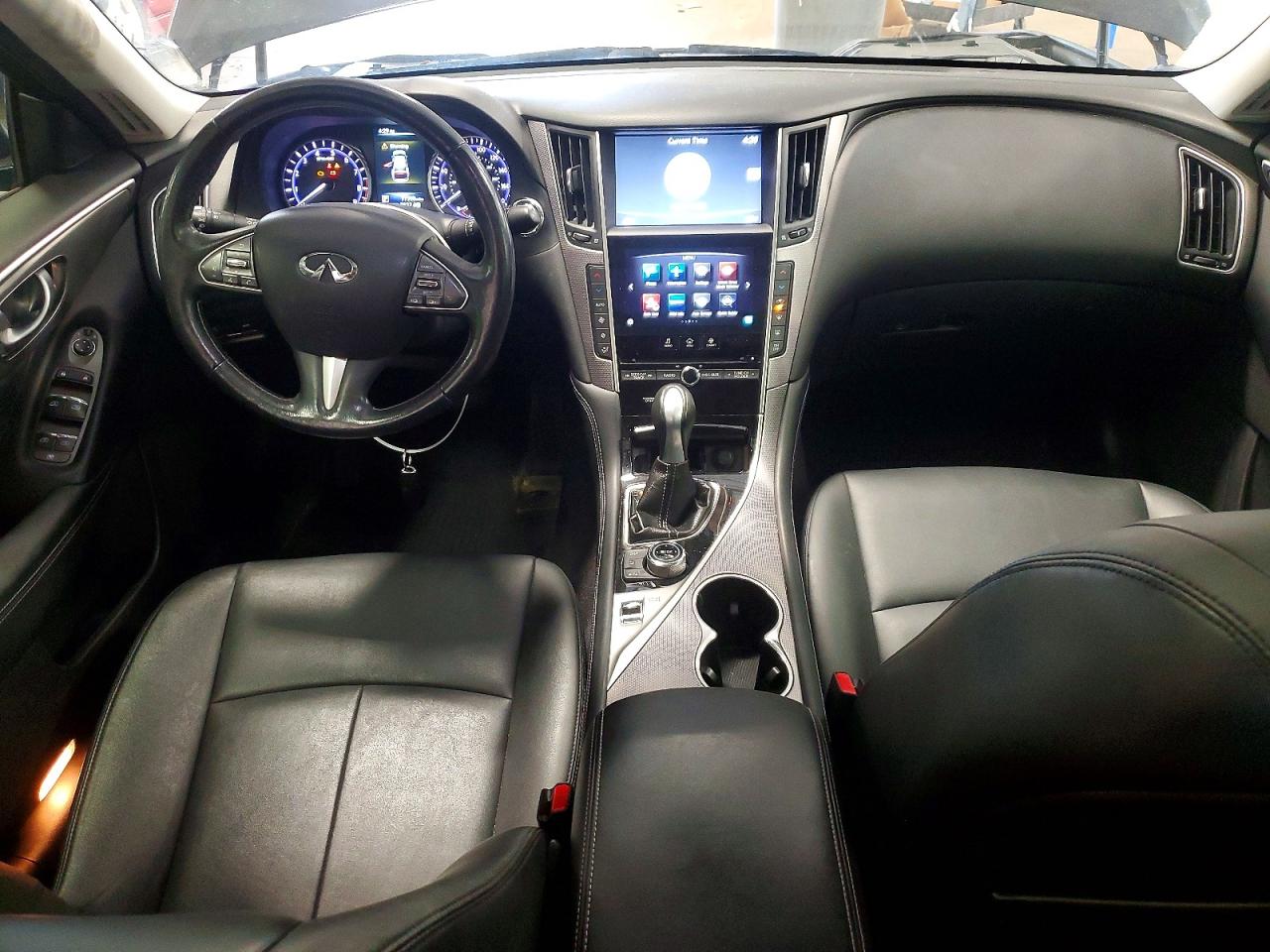 2015 Infiniti Q50 Base Black vin: JN1BV7ARXFM415198