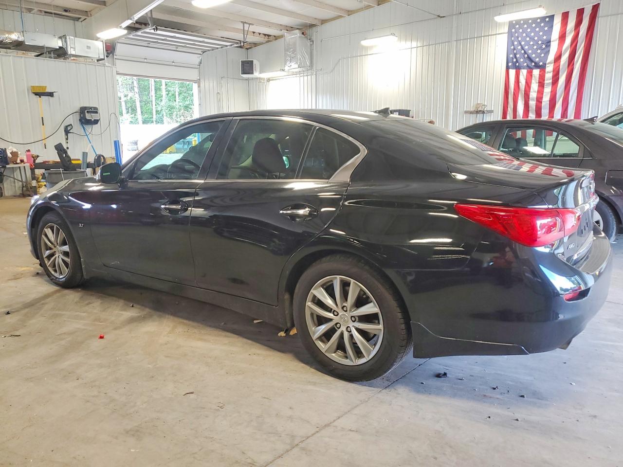 2015 Infiniti Q50 Base Black vin: JN1BV7ARXFM415198