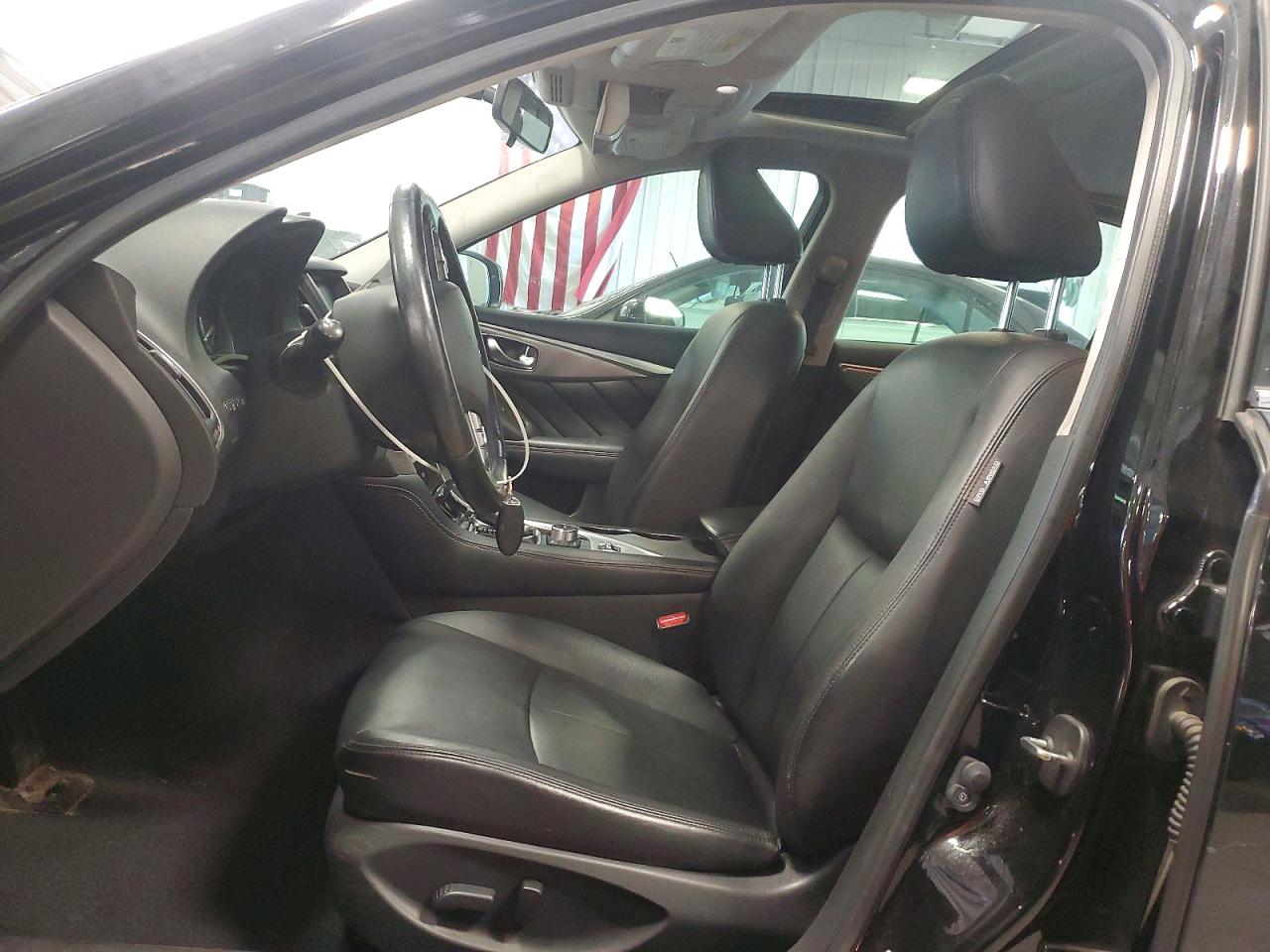 2015 Infiniti Q50 Base Black vin: JN1BV7ARXFM415198