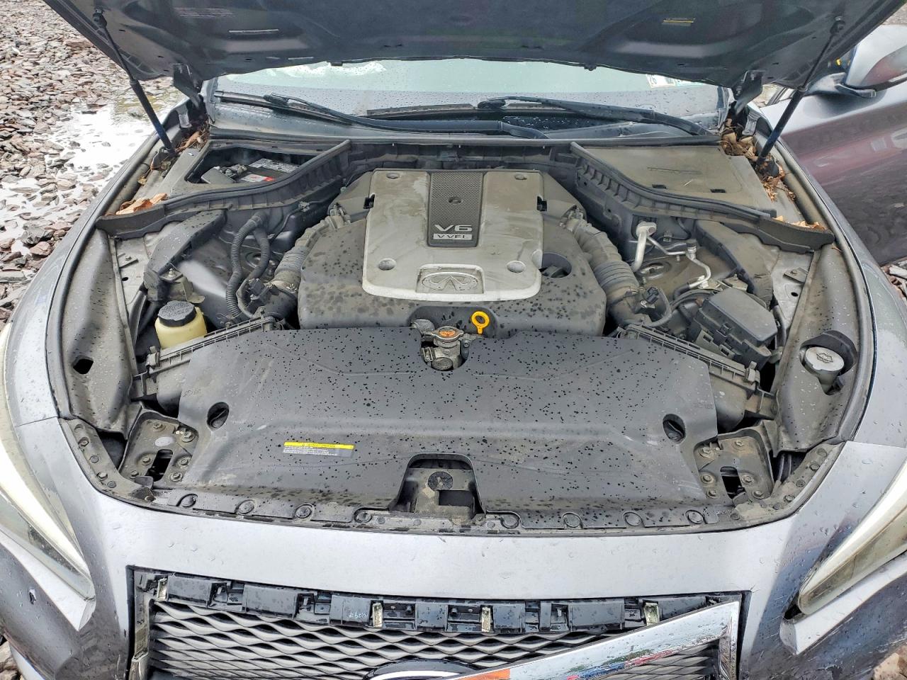 2015 Infiniti Q50 Premium Gray vin: JN1BV7ARXFM421339