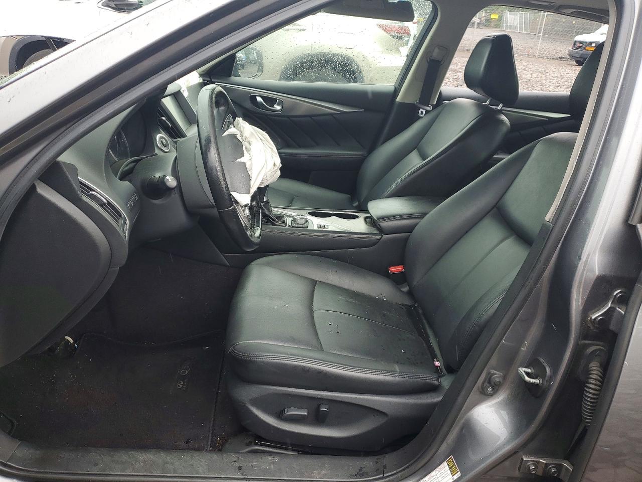 2015 Infiniti Q50 Premium Gray vin: JN1BV7ARXFM421339