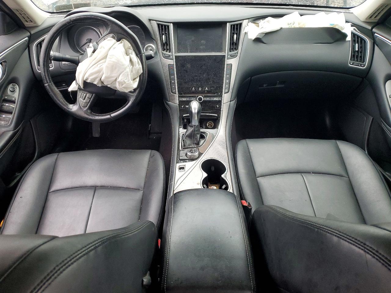 2015 Infiniti Q50 Premium Gray vin: JN1BV7ARXFM421339