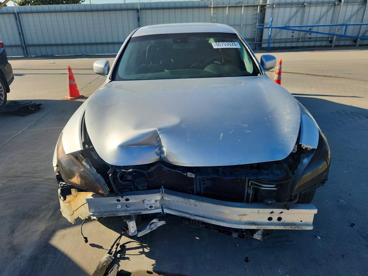 2012 Infiniti M37 Base Silver vin: JN1BY1AP0CM332359
