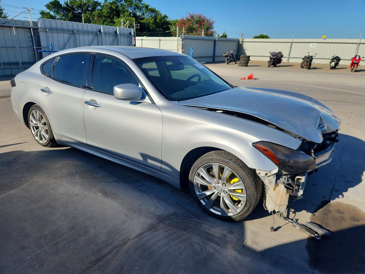 2012 Infiniti M37 Base Silver vin: JN1BY1AP0CM332359