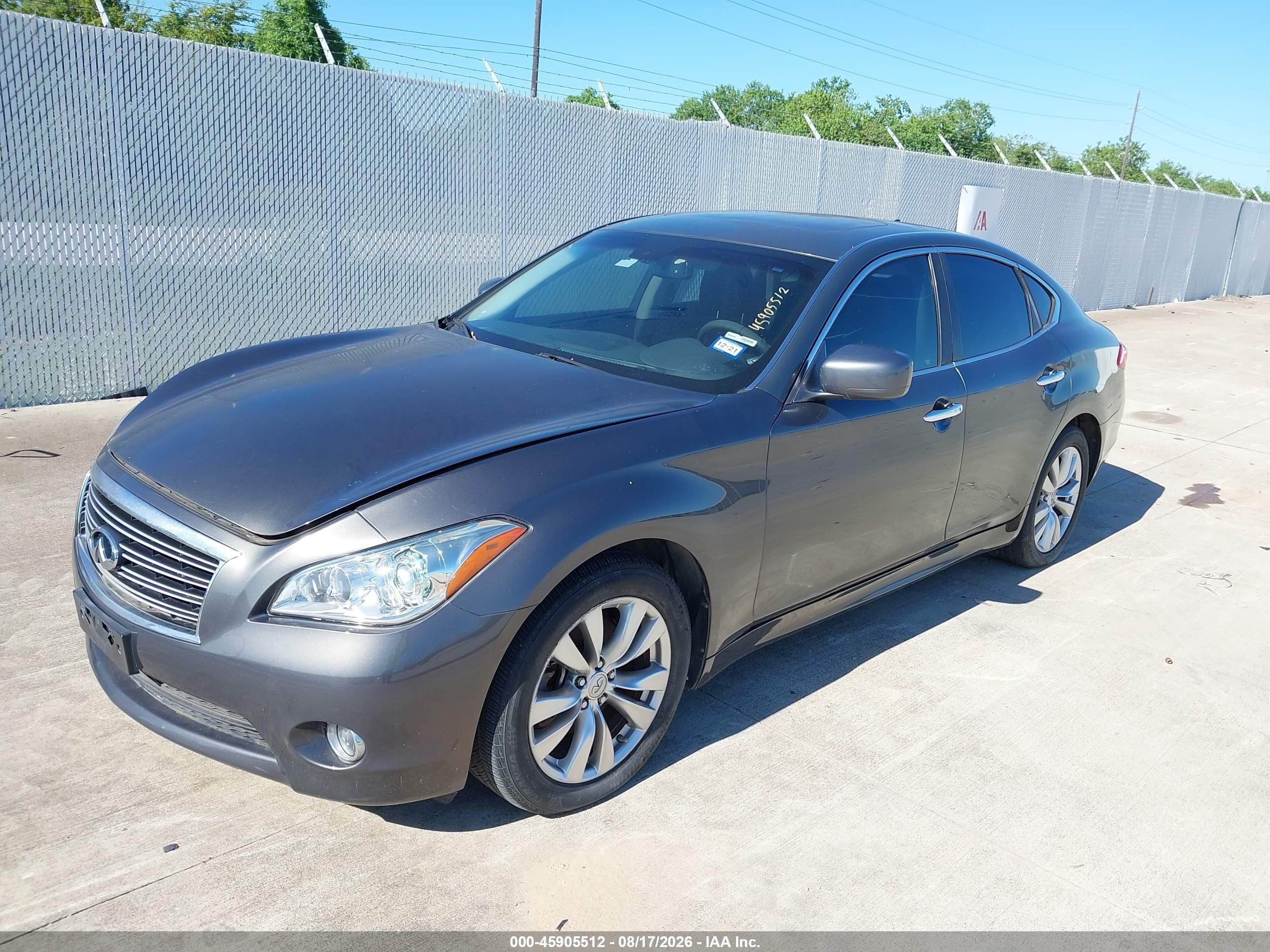 2012 Infiniti M37   Серый vin: JN1BY1AP0CM333883