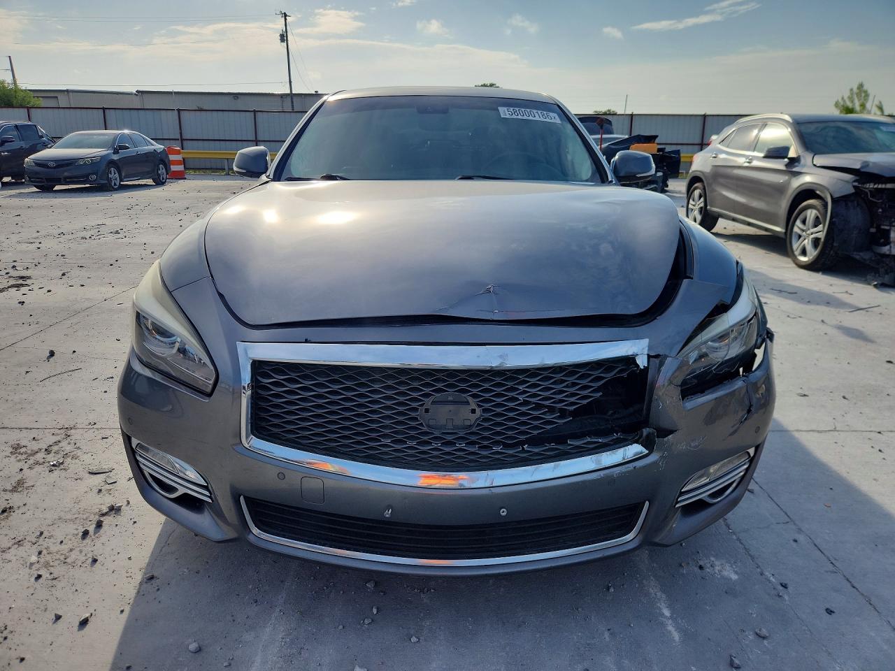 2015 Infiniti Q70 3.7 Gray vin: JN1BY1AP0FM540407