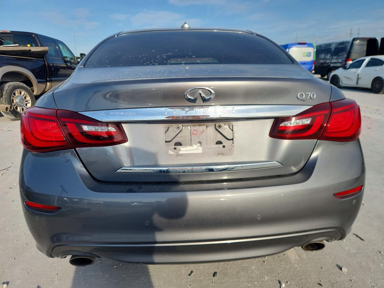 2015 Infiniti Q70 3.7 Gray vin: JN1BY1AP0FM540407
