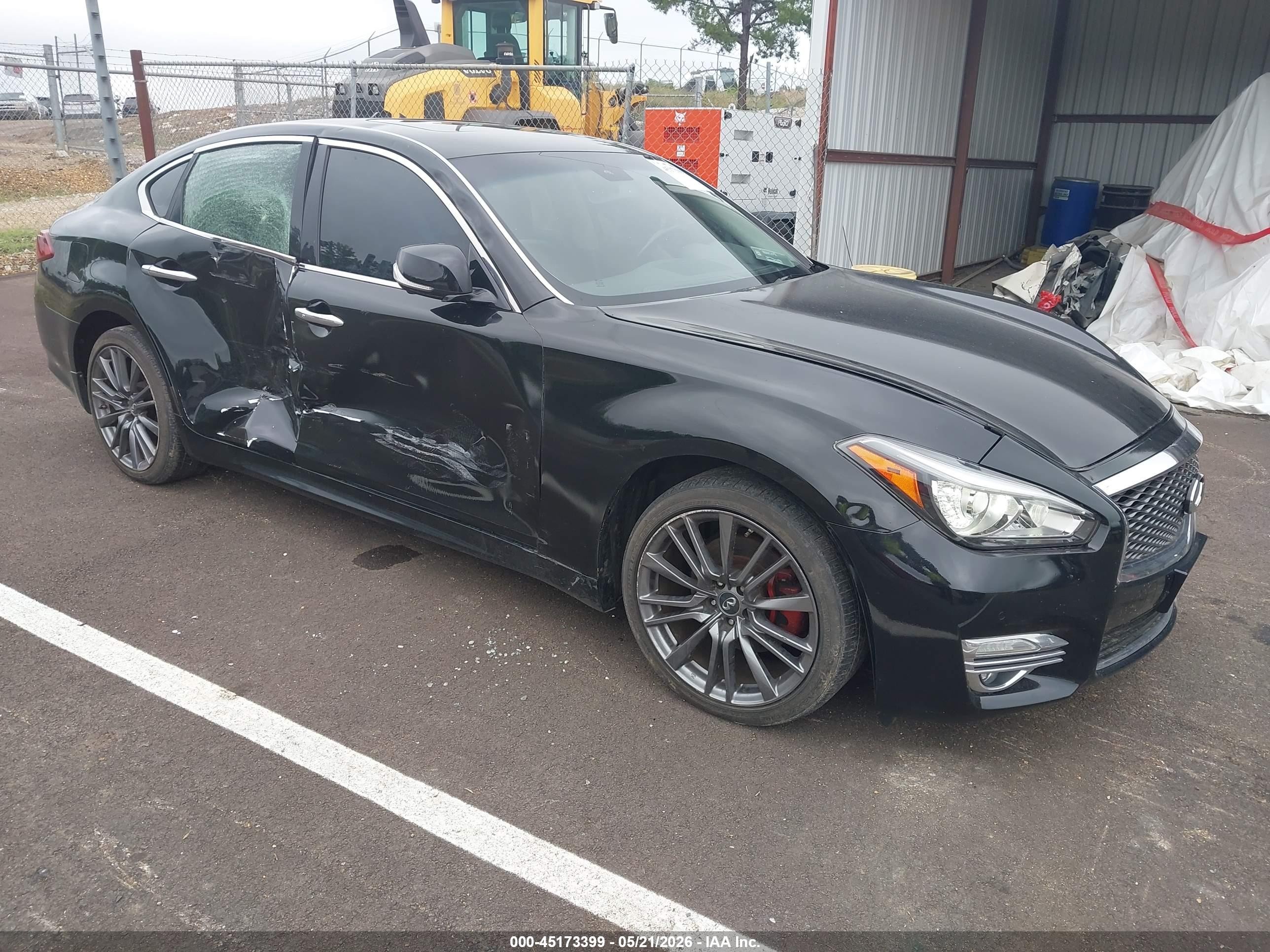 2015 Infiniti Q70 3.7 Black vin: JN1BY1AP0FM542562