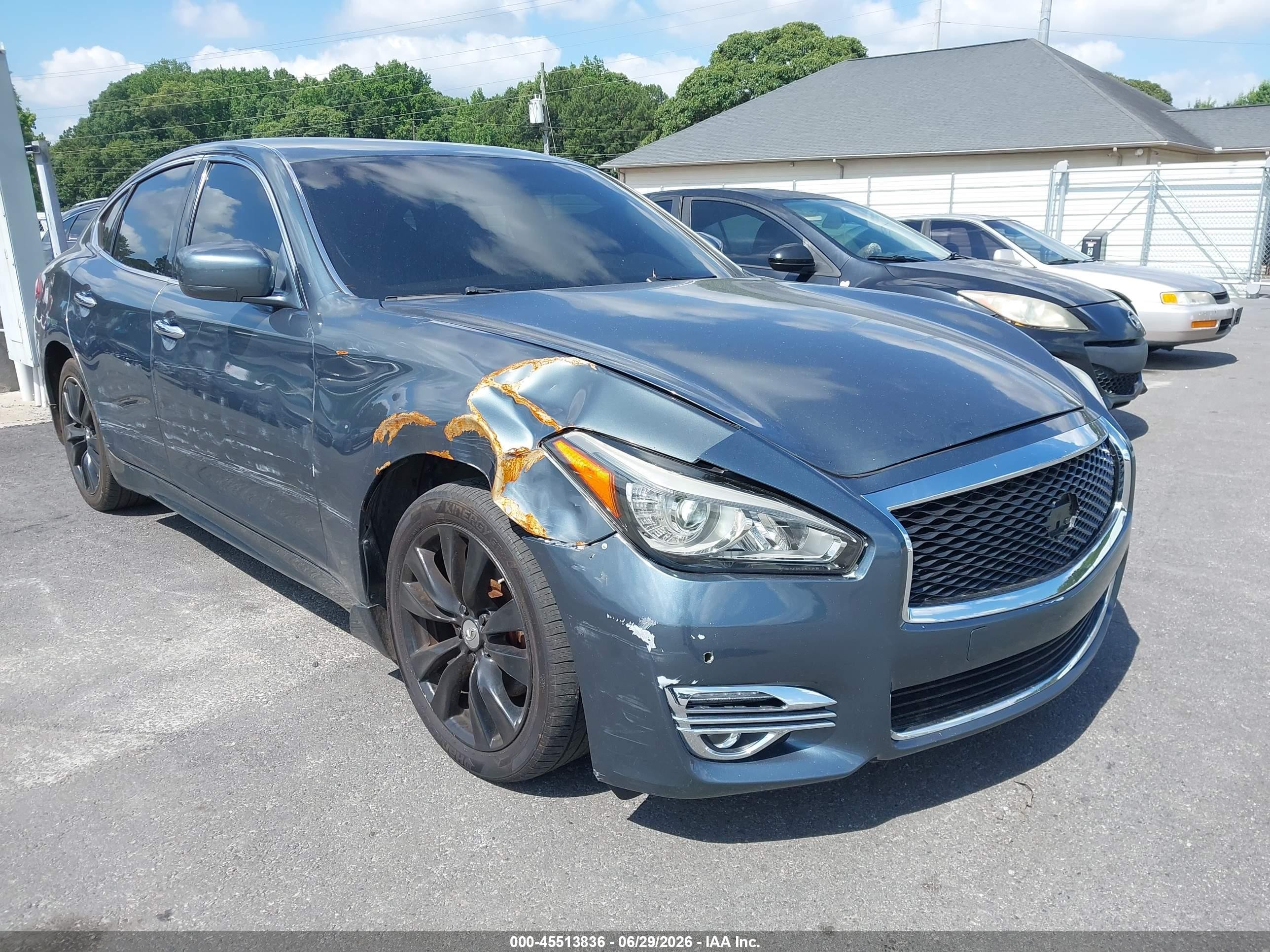 2012 Infiniti M37   Gray vin: JN1BY1AP1CM331723