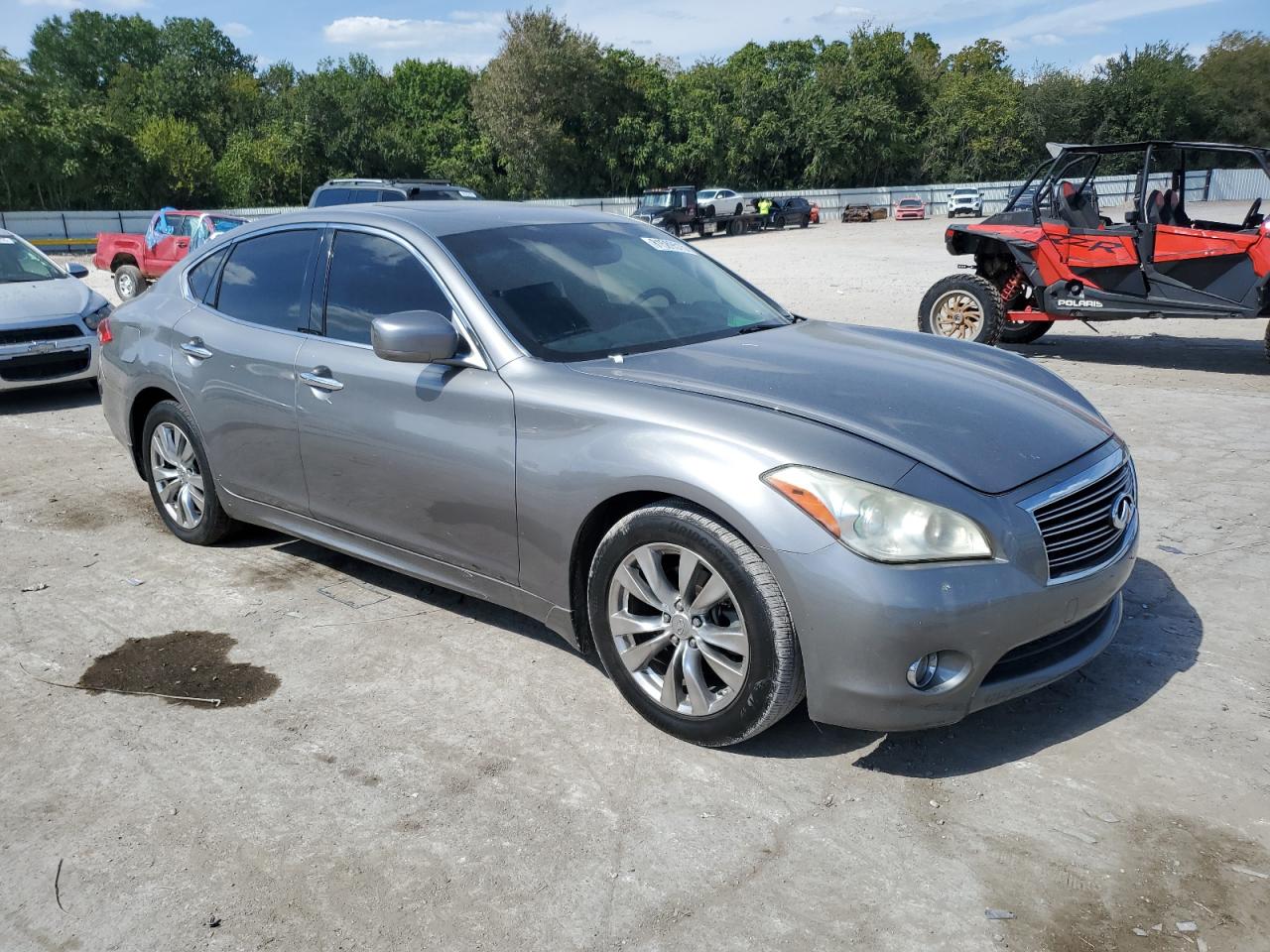 2012 Infiniti M37 Silver vin: JN1BY1AP1CM335898
