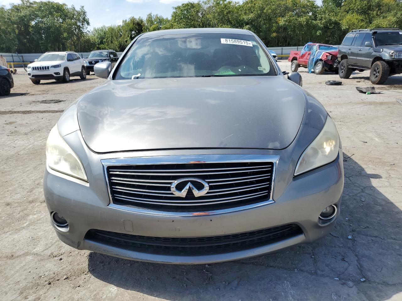2012 Infiniti M37 Silver vin: JN1BY1AP1CM335898