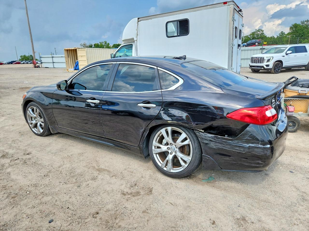 2013 Infiniti M37 Base Black vin: JN1BY1AP1DM510118