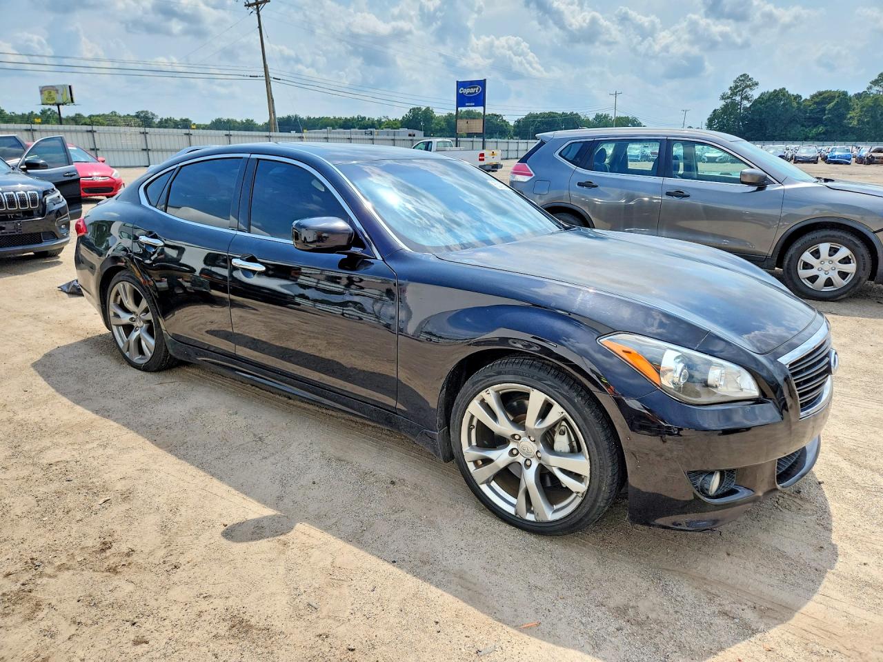2013 Infiniti M37 Base Black vin: JN1BY1AP1DM510118
