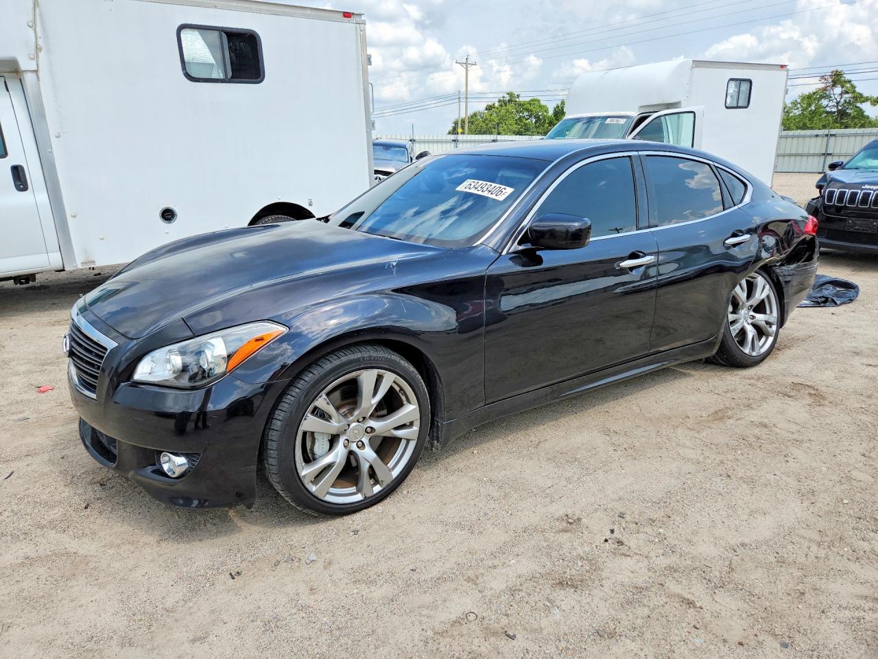 2013 Infiniti M37 Base Black vin: JN1BY1AP1DM510118