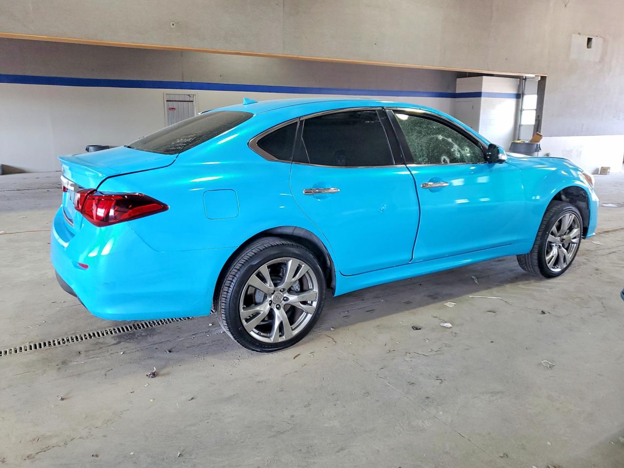 2015 Infiniti Q70 3.7 Blue vin: JN1BY1AP1FM541260