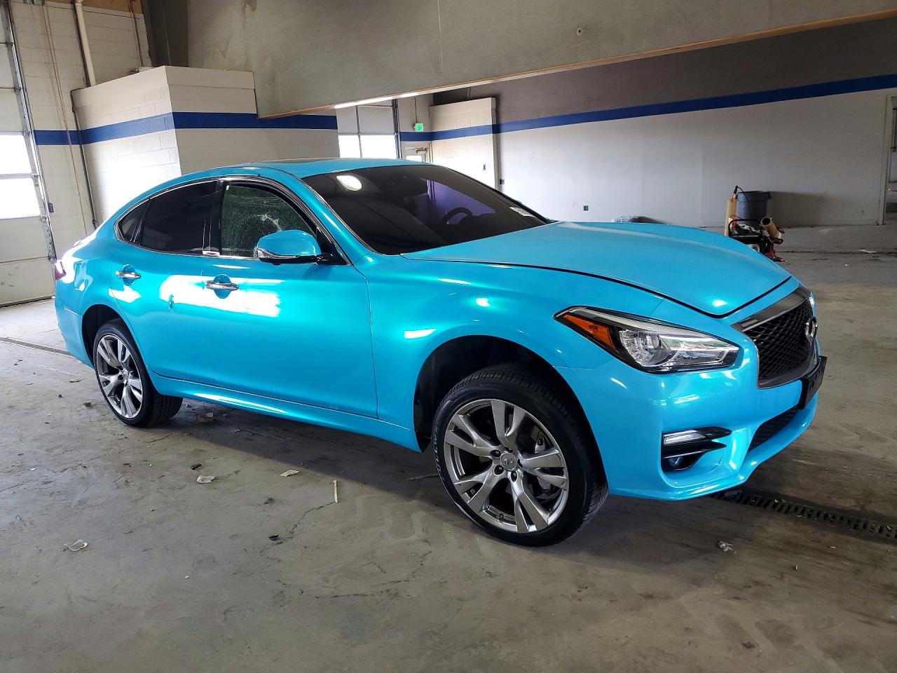 2015 Infiniti Q70 3.7 Blue vin: JN1BY1AP1FM541260