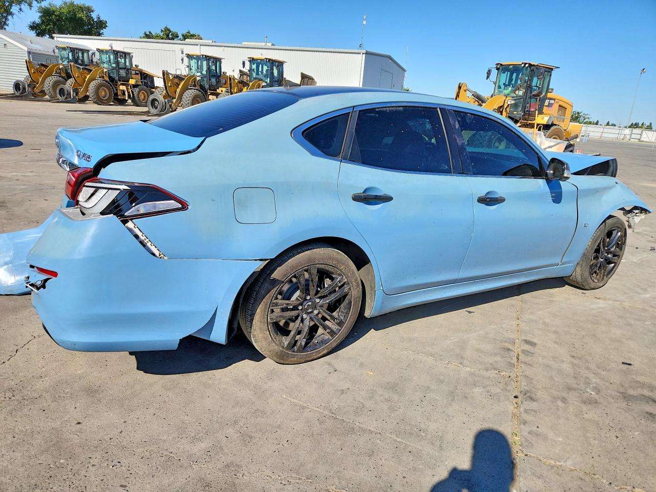 2015 Infiniti Q70 3.7 Blue vin: JN1BY1AP1FM541565