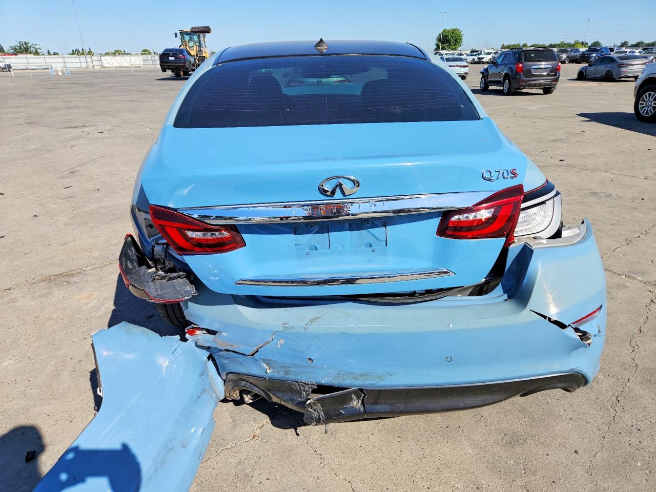 2015 Infiniti Q70 3.7 Blue vin: JN1BY1AP1FM541565