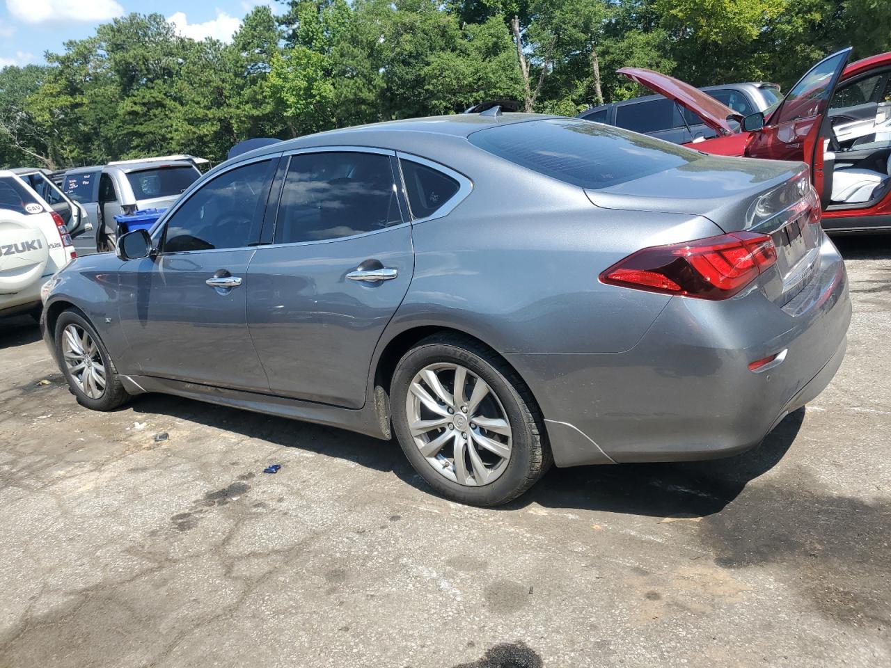 2019 Infiniti Q70 3.7 Luxe Gray vin: JN1BY1AP1KM505885