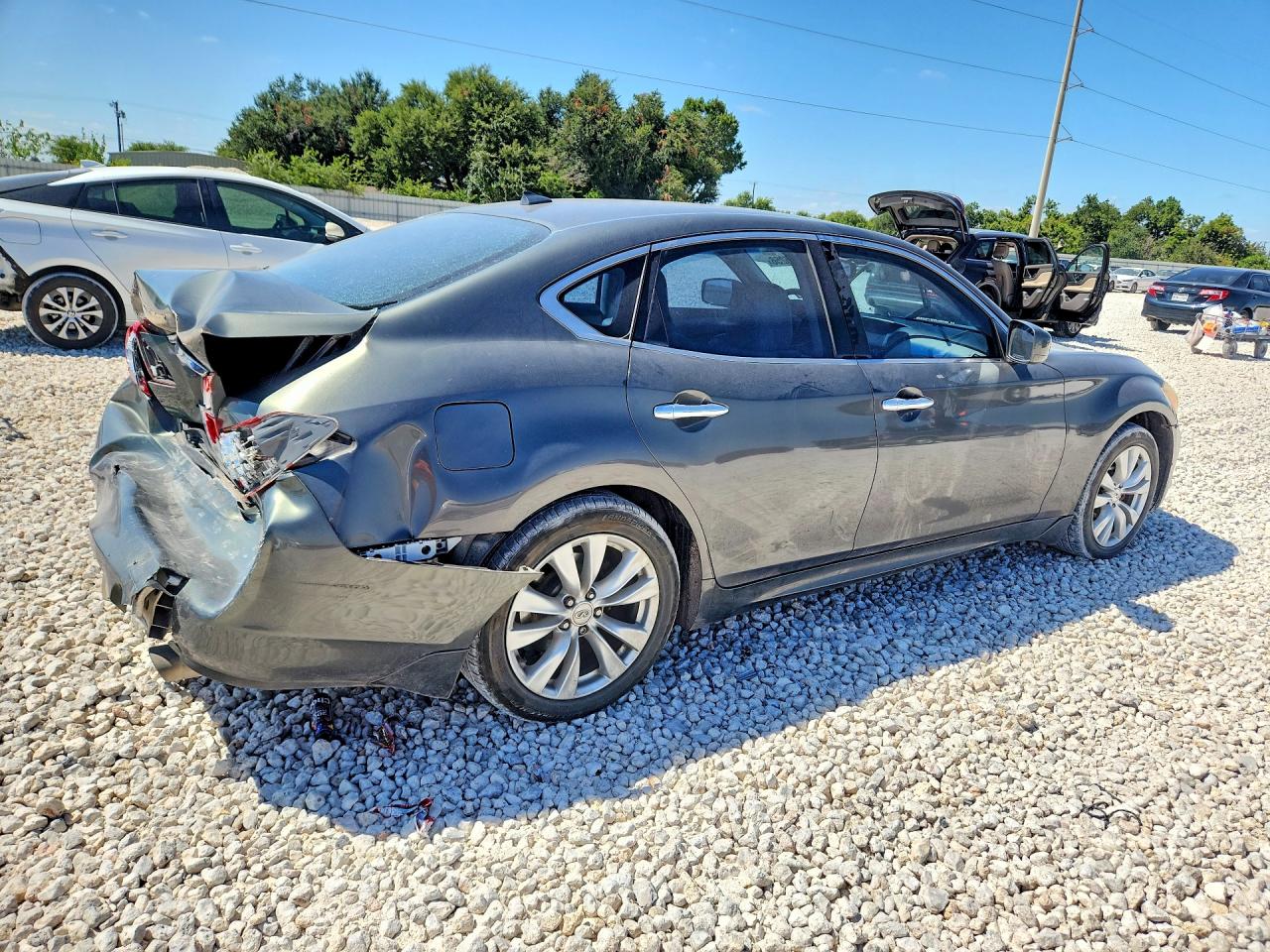 2011 Infiniti M37 Base Gray vin: JN1BY1AP2BM323113