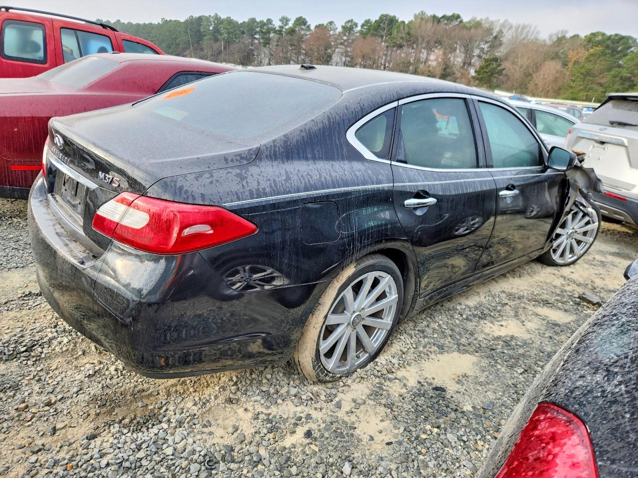 2011 Infiniti M37 Base Black vin: JN1BY1AP2BM326531