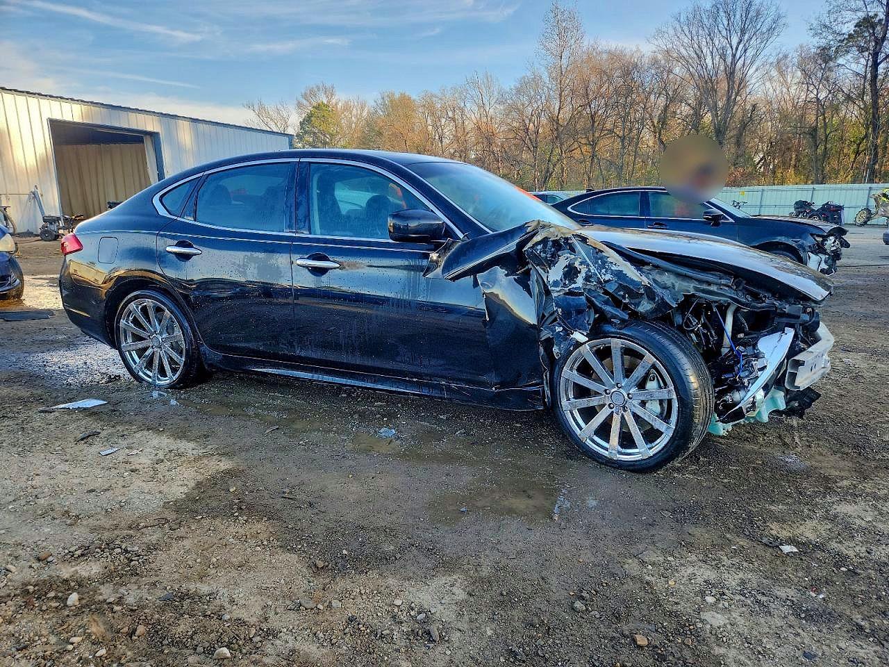 2011 Infiniti M37 Base Black vin: JN1BY1AP2BM326531