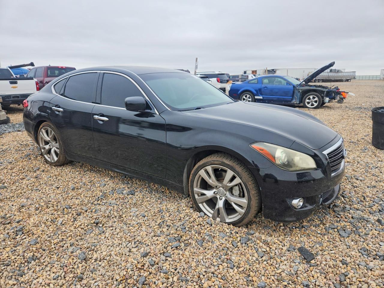 2012 Infiniti M37 Base Черный vin: JN1BY1AP2CM335716