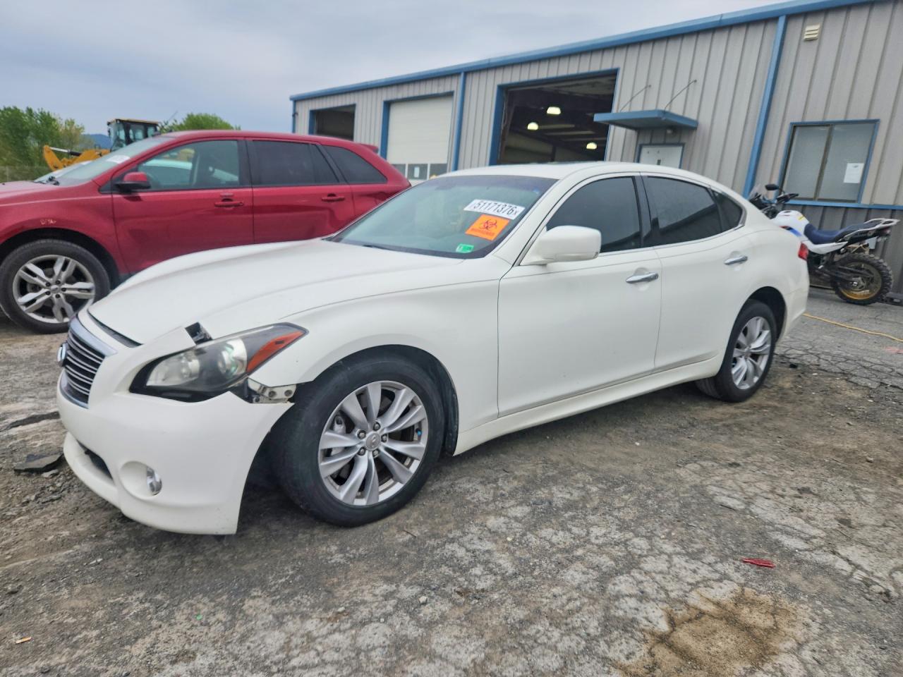 2012 Infiniti M37 Base White vin: JN1BY1AP2CM336039