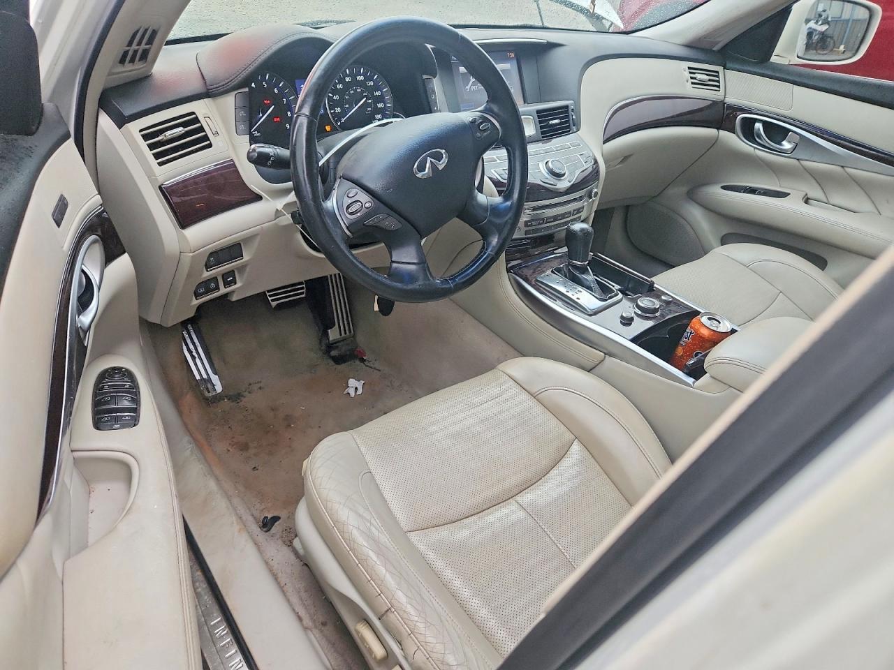 2012 Infiniti M37 Base White vin: JN1BY1AP2CM336039