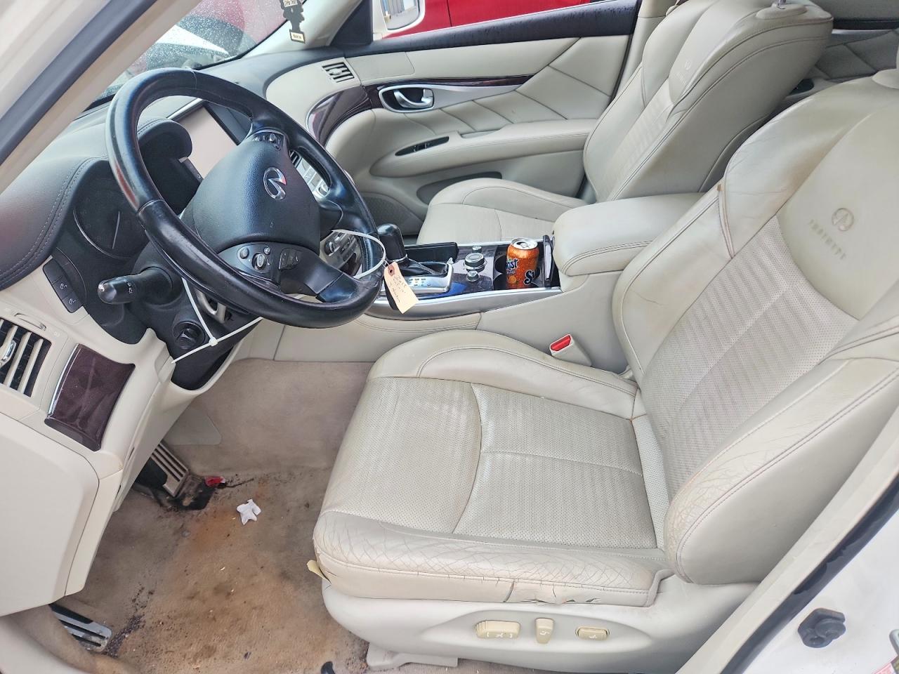 2012 Infiniti M37 Base White vin: JN1BY1AP2CM336039