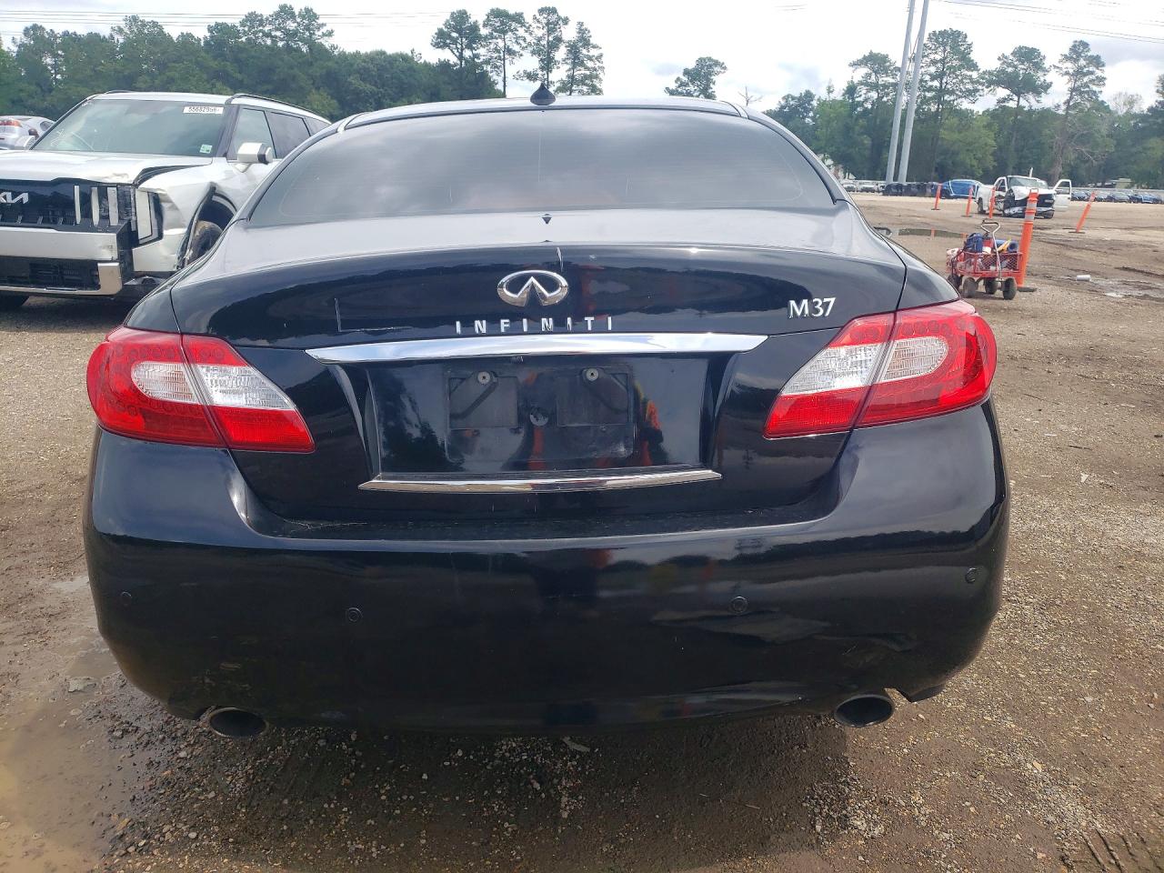 2013 Infiniti M37 Base Black vin: JN1BY1AP2DM512511