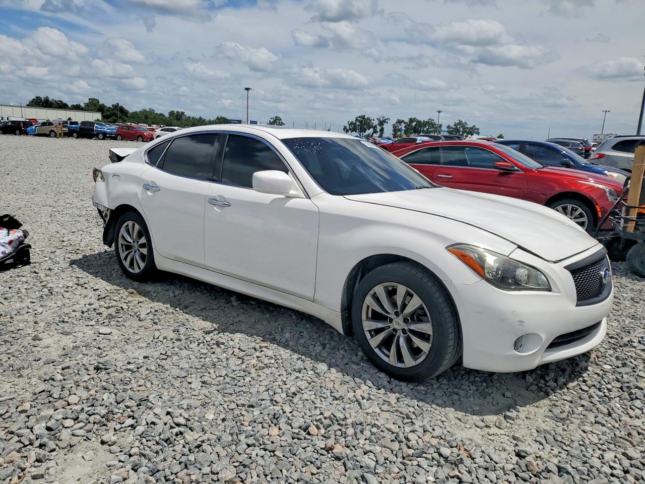 2011 Infiniti M37 Base White vin: JN1BY1AP3BM326604