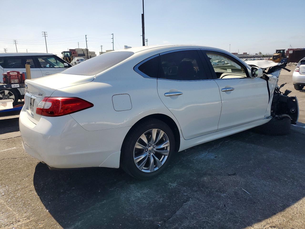 2012 Infiniti M37 Base White vin: JN1BY1AP3CM335773
