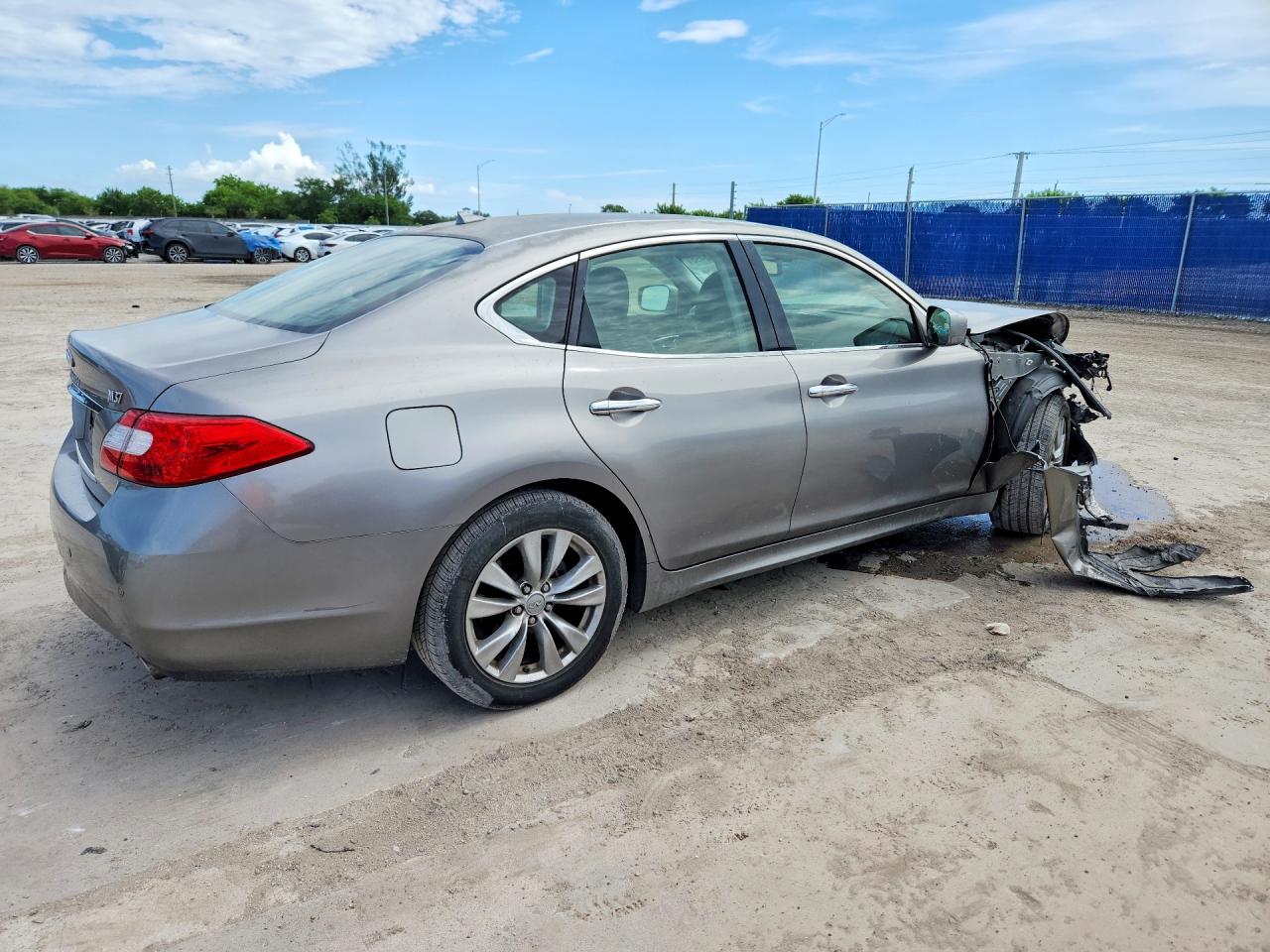 2013 Infiniti M37 Base Gray vin: JN1BY1AP3DM510170
