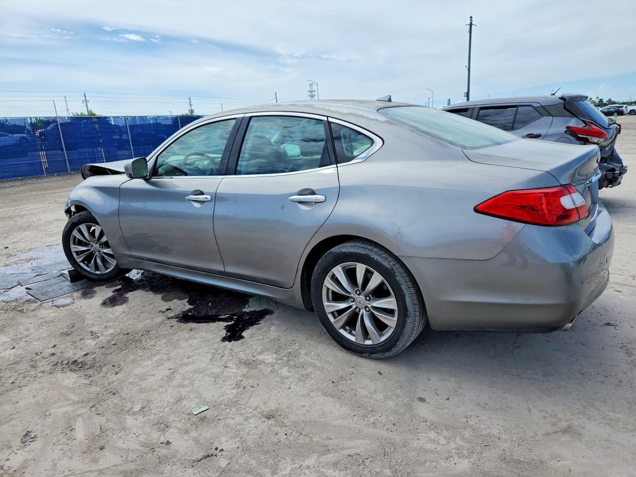 2013 Infiniti M37 Base Gray vin: JN1BY1AP3DM510170