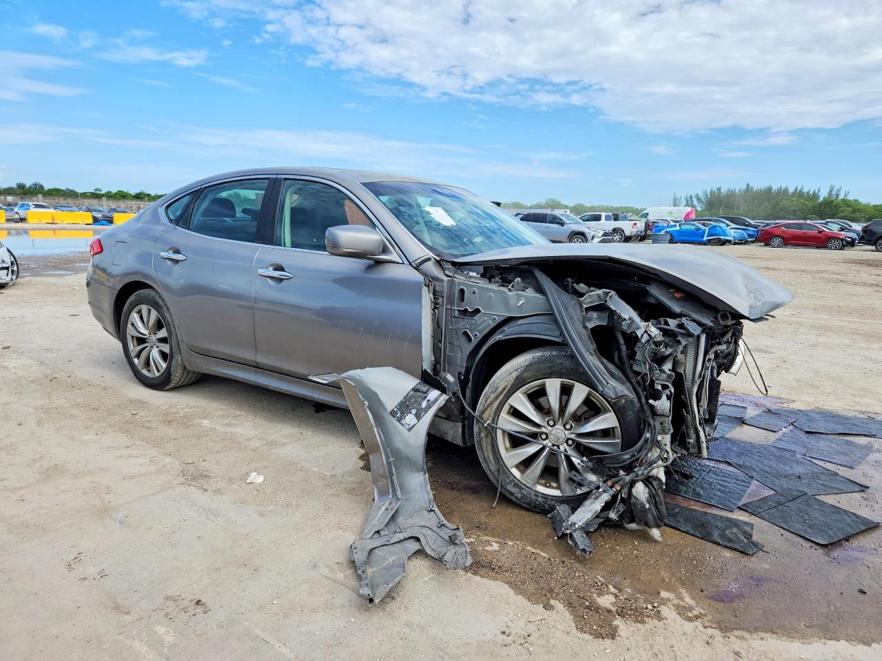 2013 Infiniti M37 Base Gray vin: JN1BY1AP3DM510170