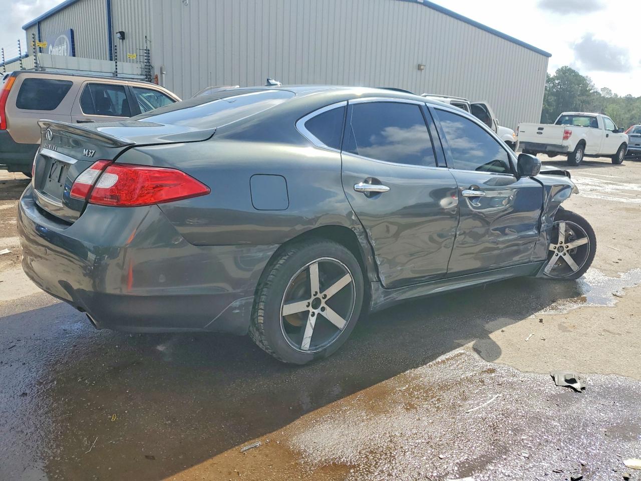 2013 Infiniti M37 Base Charcoal vin: JN1BY1AP3DM510704
