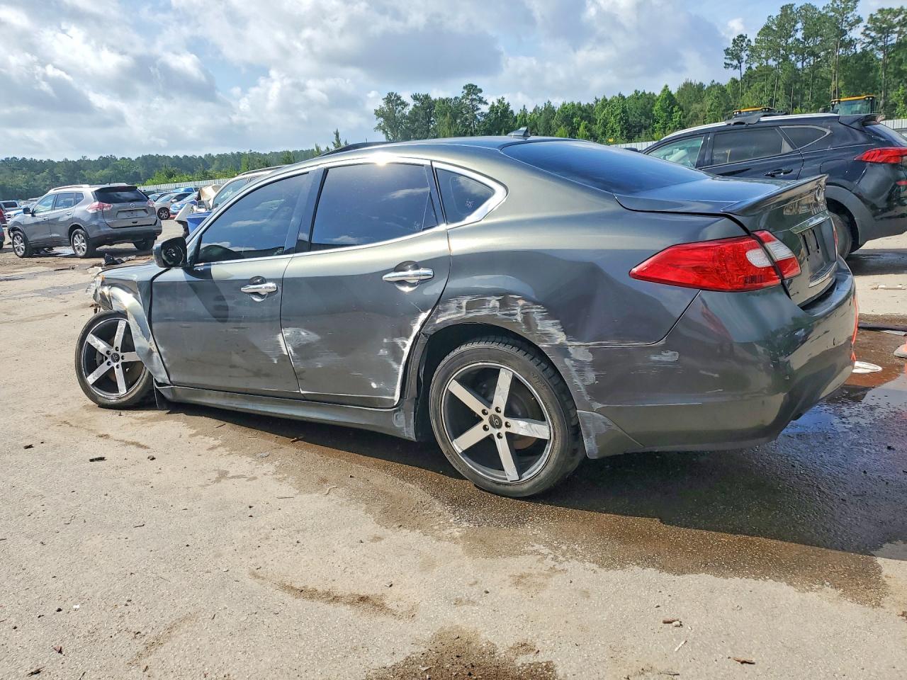 2013 Infiniti M37 Base Charcoal vin: JN1BY1AP3DM510704