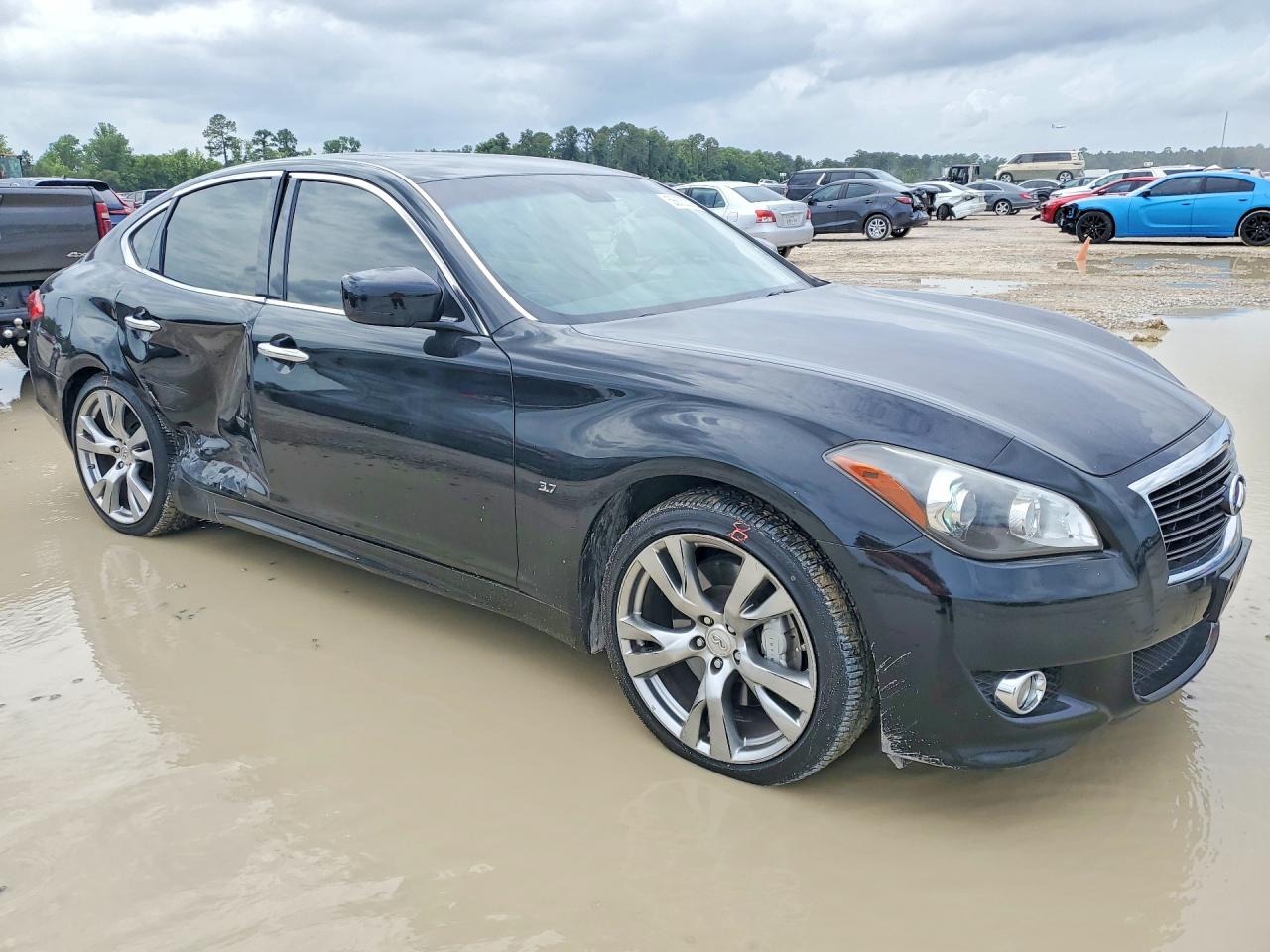 2014 Infiniti Q70 3.7 Black vin: JN1BY1AP3EM260317