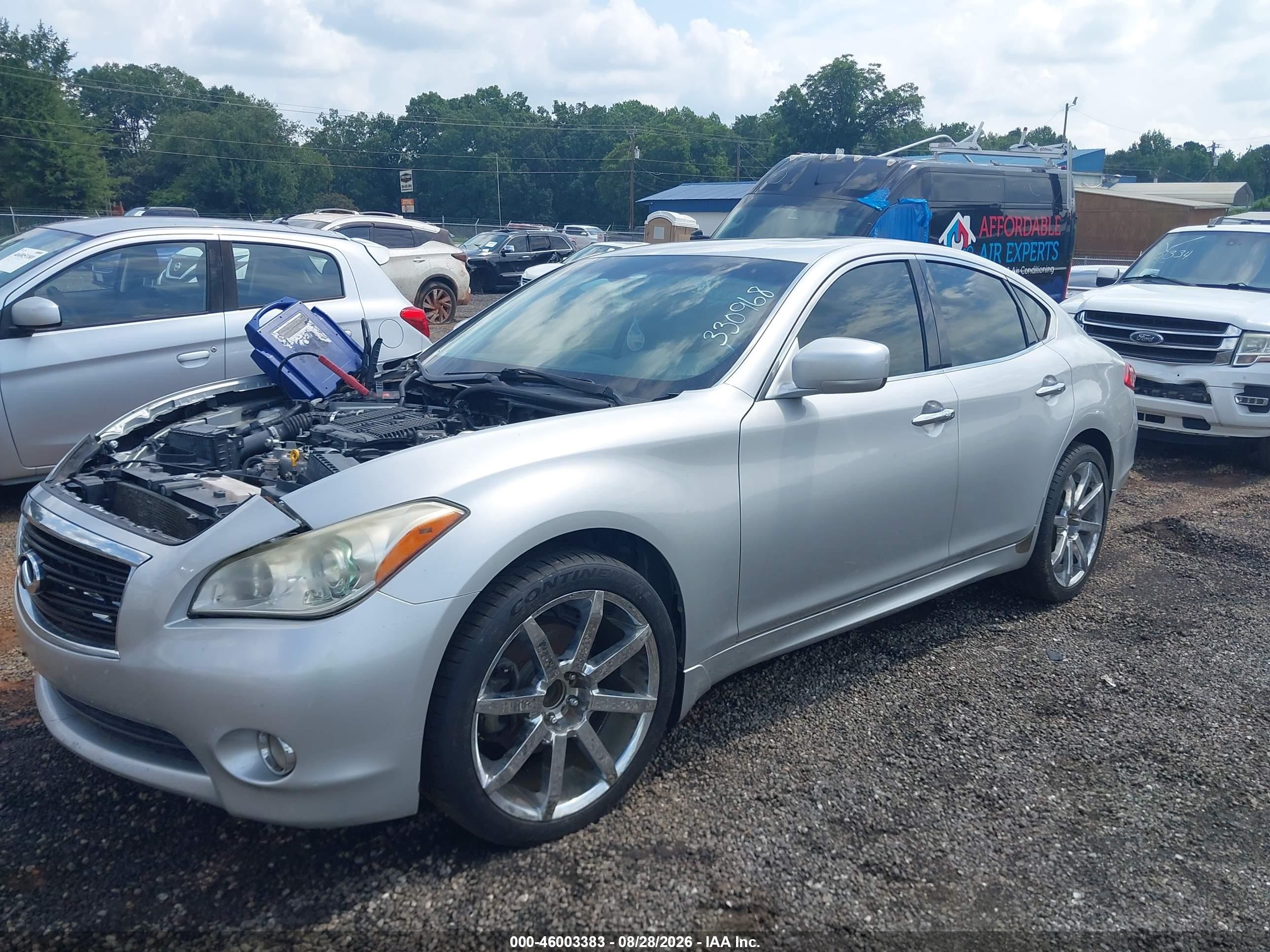 2012 Infiniti M37   Silver vin: JN1BY1AP4CM330968